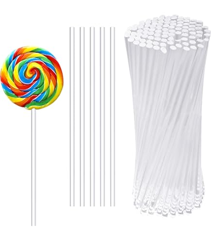 100 Pcs Paper Lollipop Sticks – 7.3cm Cake Pop & Candy Sticks For Baking & Crafts