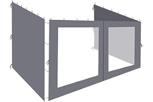 QUICK STAR 3 Parois Panneau latéral 3 x 4 Pergola 3x4m Anthracite