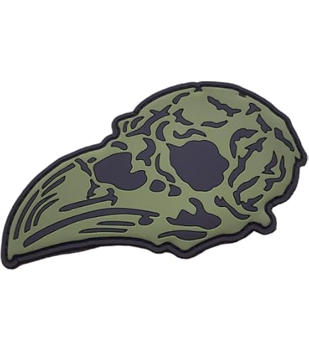 Norse Raben Banner PVC Patch – Wikinger-Motiv, 6,6x7,6 Cm, Klett-Velcro-fähig