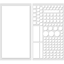2 stks Lichtblokkerende Stickers, Licht Dimmende LED Filters voor Routers, Klokken en Elektrische Apparaten, LED Covers Blackout (Wit