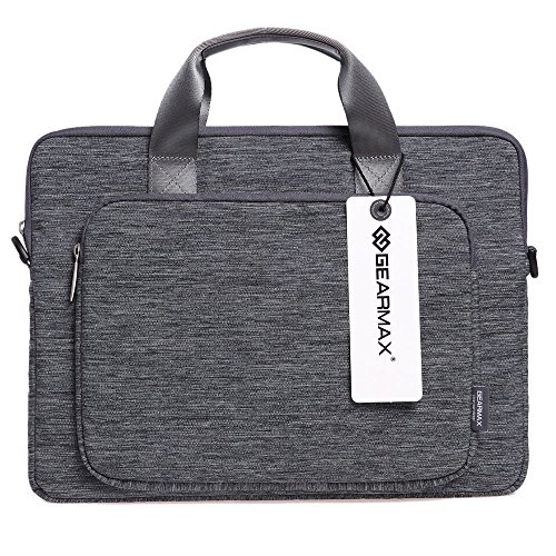 STONG ShockProof Neoprene Laptop Sleeve Hülle(11,6, 13.3, 15.4Zoll) Laptop Tasche Schultertaschen Schutzhülle Ultrabook Tasche für Apple Macbook Air 13, Surface Pro 3/4, Surface Book, Dell XPS 13, HP Spectre X360 iPad Pro 12.9(13.3 Zoll, Grau) - 9