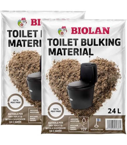 Biolan Spreading material for composters and dry toilets 35 L. Set of 3