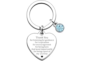 AMZQ Thank You Gift Appreciation Gift Thank You for Guidance Keyring Support Gifts Teacher Gifts Keychain