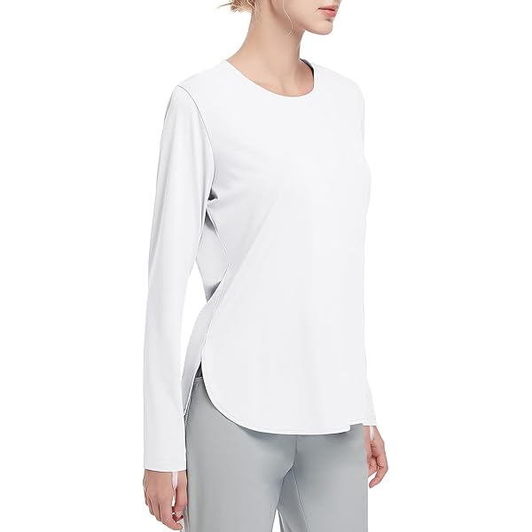 Dagegui Men's UPF 50 UV Shirts Lightweight Sun Protection Fishing Shirt Crewneck Long Sleeve Pullover Rash Guard Workout Tops Khaki Xxl - View #8