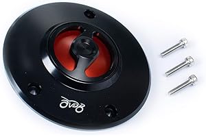 AVDB Tankdeckel mit 1/4-Drehung und Schnellöffnung, kompatibel mit vielen Motorrädern und Kawasaki Z750 / Z1000 / ZZR / ER5 / ER6 / ZX6R / ZX9R / ZX10R 2000-2005
