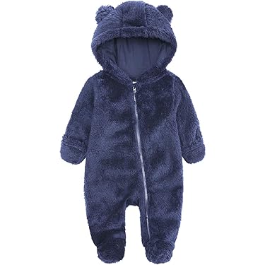 Babyoverall met capuchon, sneeuwpak, romper, jongens en meisjes