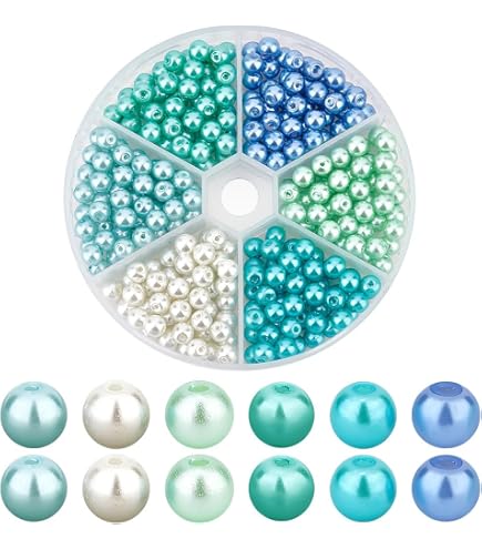 Acquista 16-1000 pezzi 3-20mm crema color perle finte rotonde per la creazione di gioielli in Italia a partire da 1.89