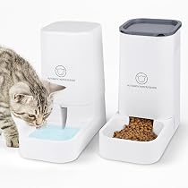 Retoo Automatischer Futterspender Für Hunde Und Katzen - Timer Futterautomat Mit Wasserspender 2,2L