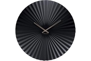 Karlsson Nowoczesne zegary ścienne KA5657BK, czarne