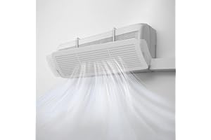 ELINRAT Deflettore Per Condizionatore Universale | Regolabile Parabrezza Aria Condizionata Scudo Del Condizionatore | Deflettore Aria Condizionata Per Condizionatori Da Parete | Antivento E A Soffio Diretto