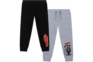 Hot Wheels Boys Jogging Bottoms Pack of 2 – 100% Cotton Car Tracksuit Bottoms Multipack