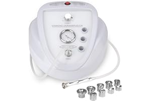 GHWMYD Dispositivo Profesional de Dermoabrasión, equipo profesional de pelado microcristalino, equipo de cuidado facial doméstico（succión 65 - 68 cmhg）