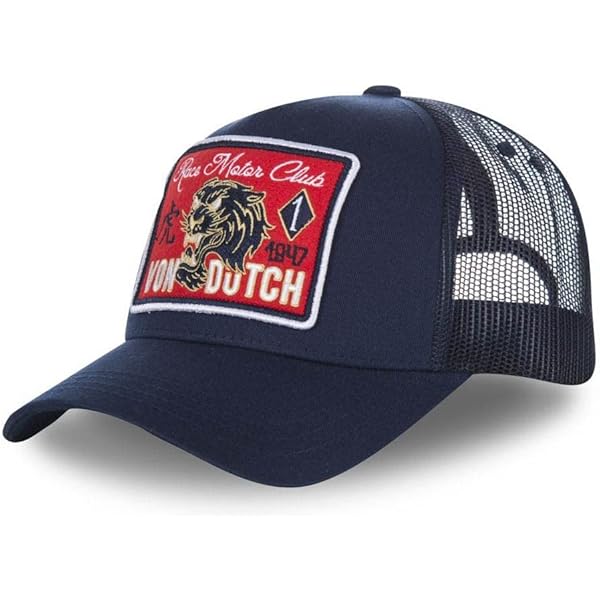 Von Dutch Heren & Dames Verstelbare Baseballpet, Origineel, Geen Vervorming en Alle Seizoenen, wit, Één Maat
