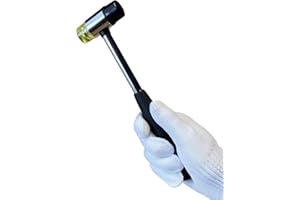 BOOSDEN Maillets en Caoutchouc,Marteau en Caoutchouc,Marteau en Caoutchouc Antidérapant,Marteau en Caoutchouc Antidérapant,Maillet en caoutchouc souple double face,Maillet caoutchouc (25mm)