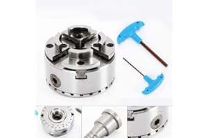 RibasuBB Selbstzentrierendes Spannfutter, Backenfutter Drechselfutter M33 Zentralverstellbare, einstellbares 4-Backen Drechselfutter für kleine Drechselmaschinen