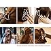 Anself Plastic Colorful Transparent Hairdressing Tool Butterfly Hair Claw Salon Section Clip Clamps (12pcs)