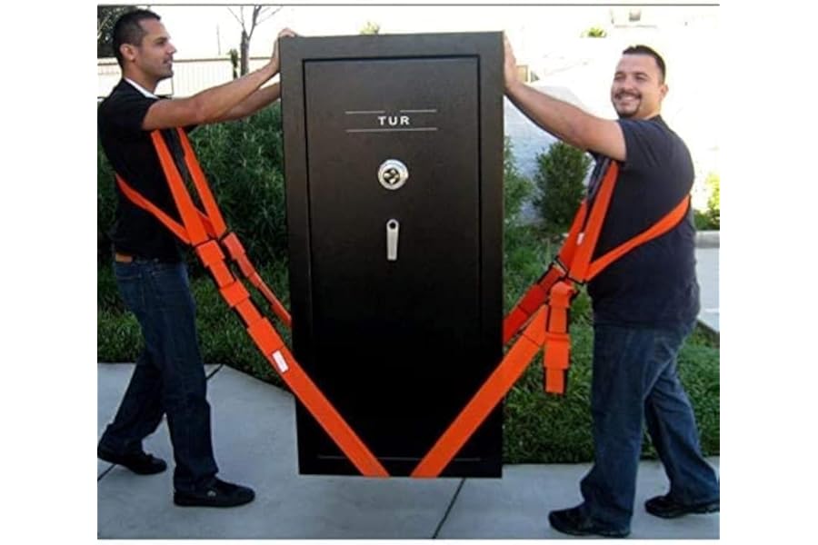 2-Person Moving Straps - Heavy Duty Shoulder Lifting Straps for Furniture & Appliances, Adjustable Ergonomic Lifting Harness to Move Heavy Objects Safely