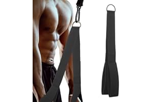 ZORVYN 1 pcs Corda per tricipiti - accessori palestra per cavi palestra e allenamento della forza del corpo superiore - ideale per palestra casa e home gym