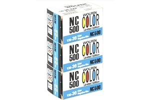 ORIGINALWOLFEN original WOLFEN (ORWO) NC500 Color Kleinbildfilm 400 ASA 3 x 36 Aufnahmen Dreierpack Made in Germany