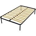 Leonardo - rete letto piazza e mezza 120cmx190cm - prodotto 100% - doghe in legno multistrato con telaio in acciaio - prodott