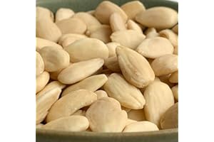 NULTHY - Almendra Cruda Repelada 500gr, Sin Gluten, Vegano, Frutos Secos Naturales sin Piel, Origen España, Almendras para Repostería y Cocina, Alto en Proteínas y Fibra