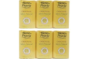 Jabón Heno de Pravia grande de 4,4 oz Original (6 jabones totales)