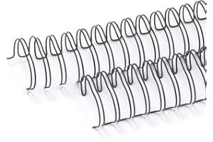 Craftelier - Lot de 2 Classeurs à Double Anneaux pour Albums, Carnets, Agendas ou Calendriers | Idéal pour le Scrapbooking et les Projets Artisanaux | Ø 2,54 cm (1") - Couleur Noir