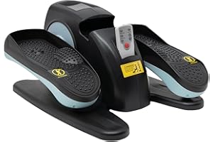 CUTYCATY Under Schreibtisch Ellipsentrainer mit Fernbedienung und Display, Elektrischer Ellipsentrainer, Sitzende Pedal Exerciser zur Beine Erholung für das Training zu Hause und im Büro