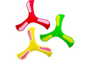 BAGUBDR 3 Piece Boomerang Set, Interesting and Exquisite Flying Ring, Interactive Practice Toy Flying Ring Flying Saucers for Picnics Parks and Outdoor Gatherings
