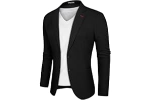 PJ PAUL JONES Herren Sakko Sportlich Regular Fit Freizeit Blazer 2 Knöpfe Business Anzugjacke