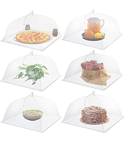 Arthur Court Stainless Steel Mesh Picnic Food Cover With Elk Head Knob – Keep Bugs Out, Style In For BBQs & Outdoor Parties - View #7