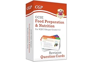 GCSE Food Preparation & Nutrition WJEC Eduqas Revision Question Cards: for the 2026 and 2027 exams (CGP WJEC Eduqas GCSE Food Prep)