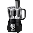 Russell Hobbs Robot da Cucina, ciotola 2.5 L, Gancio impastatrice incluso, Frullatore elettrico (+bicchiere 1.5 L), Accessori