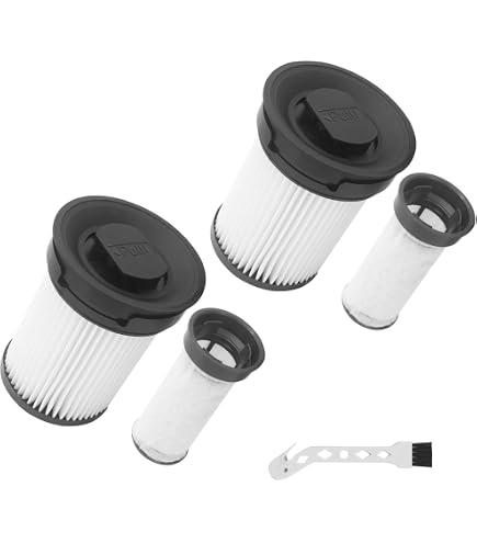 Estelife Filtri di ricambio per aspirapolvere a batteria compatibili con Miele Triflex HX1 FSF Facelift, filtri per modelli compatibili con Miele HX1 Cat & Dog/Facelift, codice ricambio 9178017731