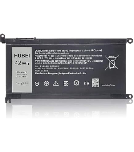 Batteria Wdx0r Fw8kr Batteria Originale Dell Inspiron 15 5000 Serie - 3 Celle 42 WHR, Compatibile Con FW8KR WDX0R Batteria Originale Dell Inspiron 15 5000 3 Celle 42 WHR - 3