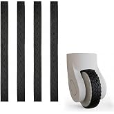 hankousi 4 x Luggage Wheel Protectors Quiet Protection and Cuttable Silicone Covers for Suitcase Maintenance