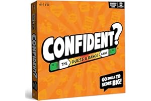 CONFIDENT? Board Game | The Smash Hit Guessing Game | Christmas Board Games for Families, Adults, Teens, Kids | Award-Winning Trivia Quiz Game with Brilliant Twist | 2-30 players, Ages 10+
