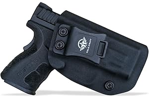 POLE.CRAFT IWB Kydex Kabura Dopasowane: Springfield XD MOD .2 3" Sub-Compact 9MM / .40 S&W Pistolet - Wewnątrz pasa Ukryte Carry - Adj. Trzymaj pochylony - przycisk-Mag Okładka, brak zużycia, brak drgań