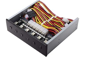 XIWAI 6 Hard Disk Control System Intelligent Control Management System HDD SSD Power Switch mit 5.25 CD-ROM Bay