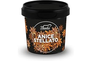 BEMBO QUALITÀ D'AUTORE Anice Stellato Bembo 20 g - Spezia dal Sapore Dolce, con Retrogusto di Cannella e Chiodo di Garofano - Ideale per Carni, Pesci, per Dolcificare Tè e Caffè - Spezia più Usata nella Cucina Orientale