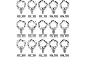 AstarFavor 15 Piezas Topes para riel Acero Inoxidable, Topes de riel para Toldo Gancho para Toldo Accesorios de riel para Camping Caravana Autocaravana