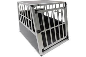 SPOCADO Villa Hunde Transportbox - Sicherer, bequemer Transport für deinen Hund - Stabile Konstruktion, in versch. Größen erhältlich - Leicht, langlebig und einfach zu reinigen (91 x 69 x 65 cm)