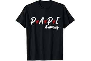 COLIBRI FUN DESIGN HUMOUR PAPY Colibri fun Design humour Papi Cadeau papi anniversaire fête des grands pères T-Shirt Noir Homme Casual Humorous Letter Print T-Shirt Small