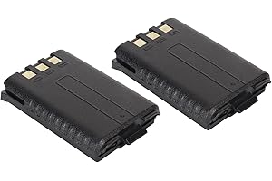 ELPRICO Batería de Radio de 2 Vías, 7.4V 1800mAh Batería de Iones de Litio de Repuesto de Radio de 2 Vías para BAOFENG DM 5R UV 5R UV 5RE BF F8HP UV 5RTP