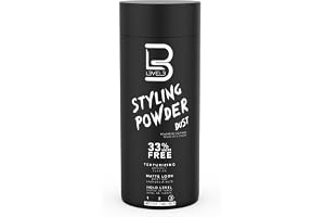 L3 nivå 3 hårtextur pulver för män, volym, naturligt utseende, 30 g | Stylingpulver, hårstruktur, fettfri finish, byggbar hållning, enkel applicering, liten storlek 30 g