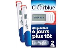 Clearblue Tests de Embarazo Detección Ultra Proceso Digital Lote de 2 Tests