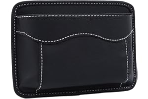 HoaaiGo Organizador para Automóvil, Bolsillo Lateral de Cuero para Asiento, Bolsa de Almacenamiento para Móviles, Llaves, Paquete de Tarjetas y Piezas Pequeñas