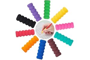 COYUN 24 Pcs Impugnature in Schiuma Per Matite Impugnatura Matita Ausili per la scrittura per Bambini in Morbida Schiuma Imbottita Scrittura Strumento per ad Adulti Bambini e Studenti Aiuto Scrittura