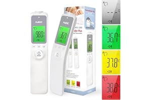 HUBDIC Medical Grade Clinical Digital Infrared Thermometer No-Touch Forehead Thermometer for Adults and Kids, Baby Thermometer with Fever Alarm Fast and Accurate,Ideal for Whole Family (HFS-1000)