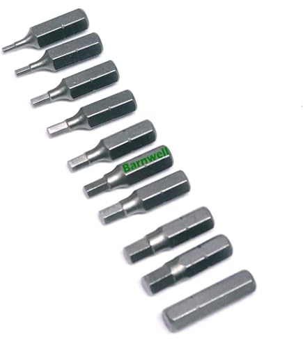 Barnwell Sechskant-Bits Set – 9-teilig – Metrisch 1,5 Bis 8 Mm – Für Schraubendreher & Akkuschrauber